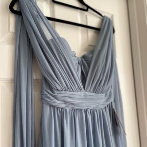 Brand new NWT dusty blue bridesmaid/wedding/party dress